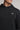 A male model wearing a sweat hoodie in black