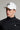 A person wearing a golf cap in white colour, size fitted