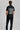 Man wearing golf polo Black and steel grey
