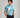 Vapor Geo Print Grandad Golf Polo Shirt - Fresh Mint