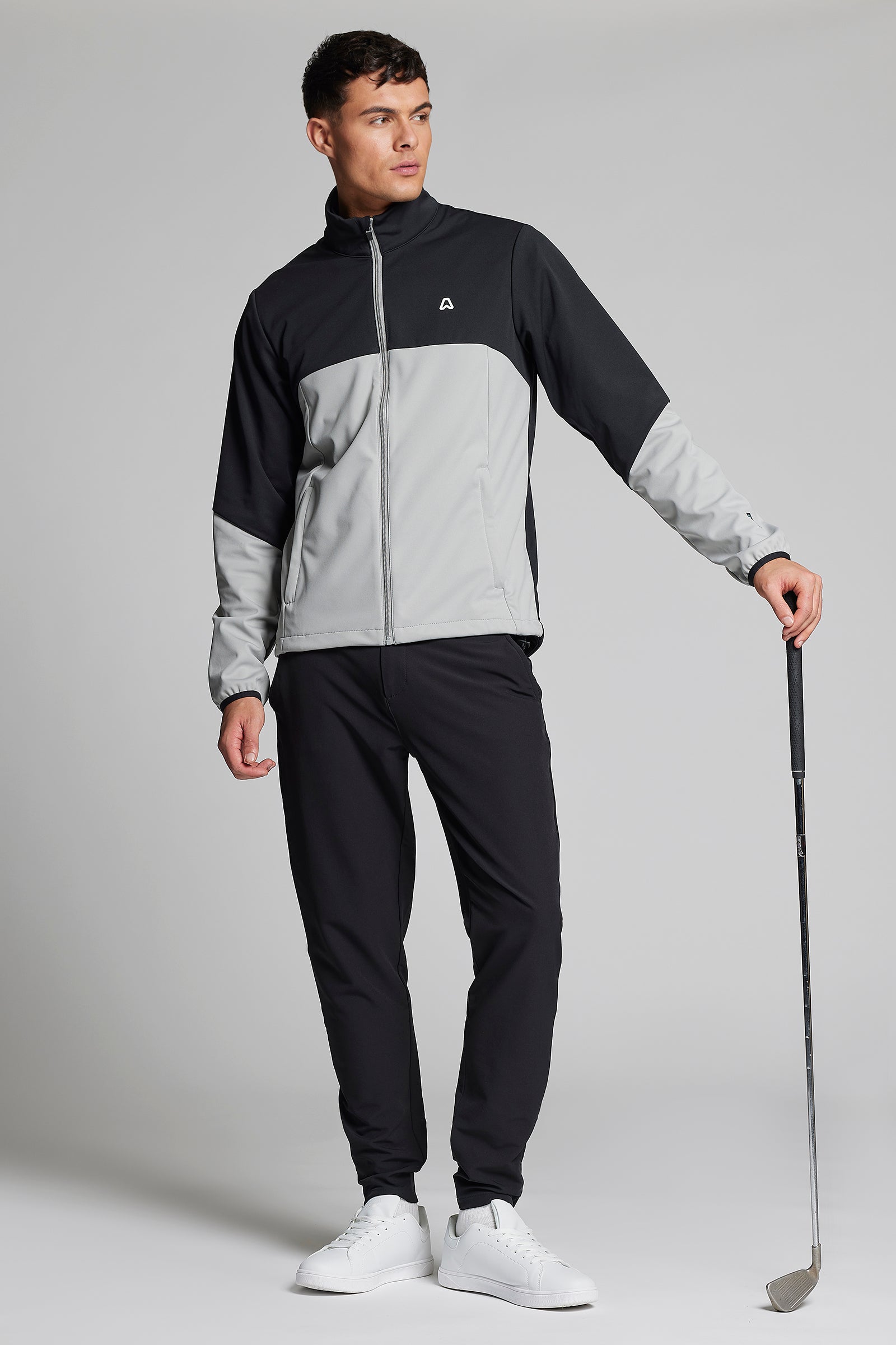 Golf R Windbreaker ATSG Mens Water Repellent Windbreaker Golf Jacket - Putter Black ...