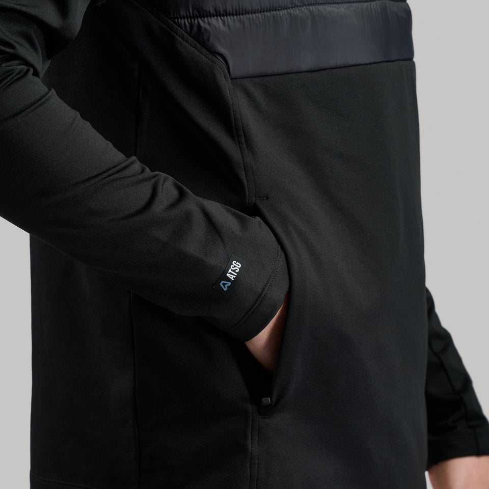 ATSG Mens Hybrid Overhead Golf Jacket Black – ATSG-Golf