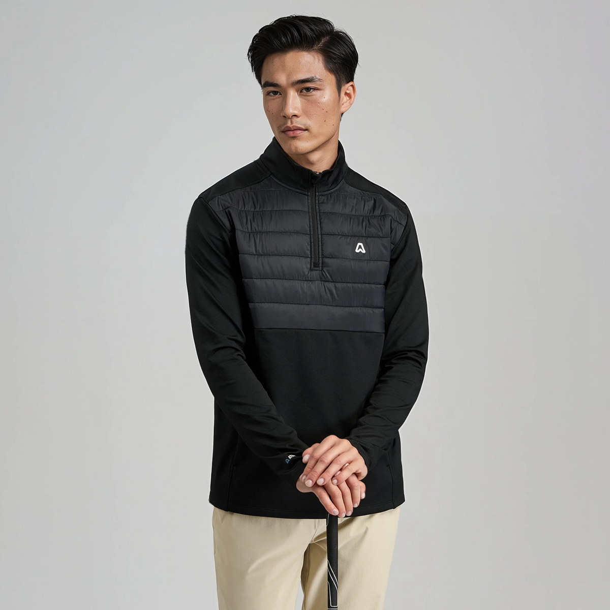 ATSG Mens Hybrid Overhead Golf Jacket Black – ATSG-Golf