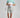 Man wearing golf polo White and mint