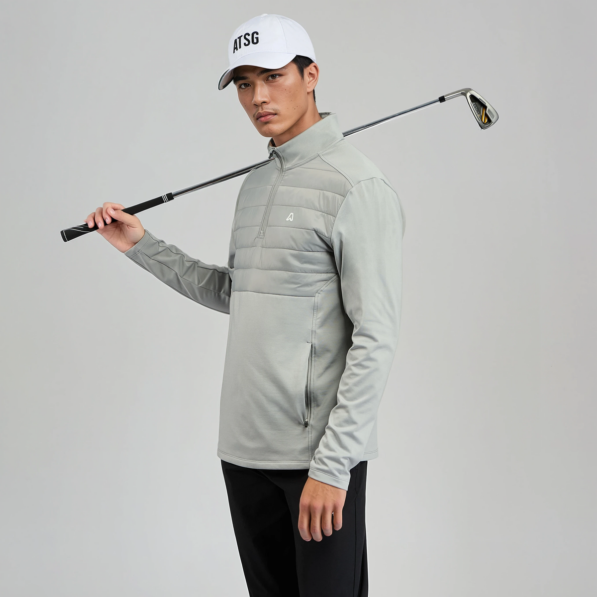 ATSG Mens Hybrid Overhead Golf Jacket Grey – ATSG-Golf